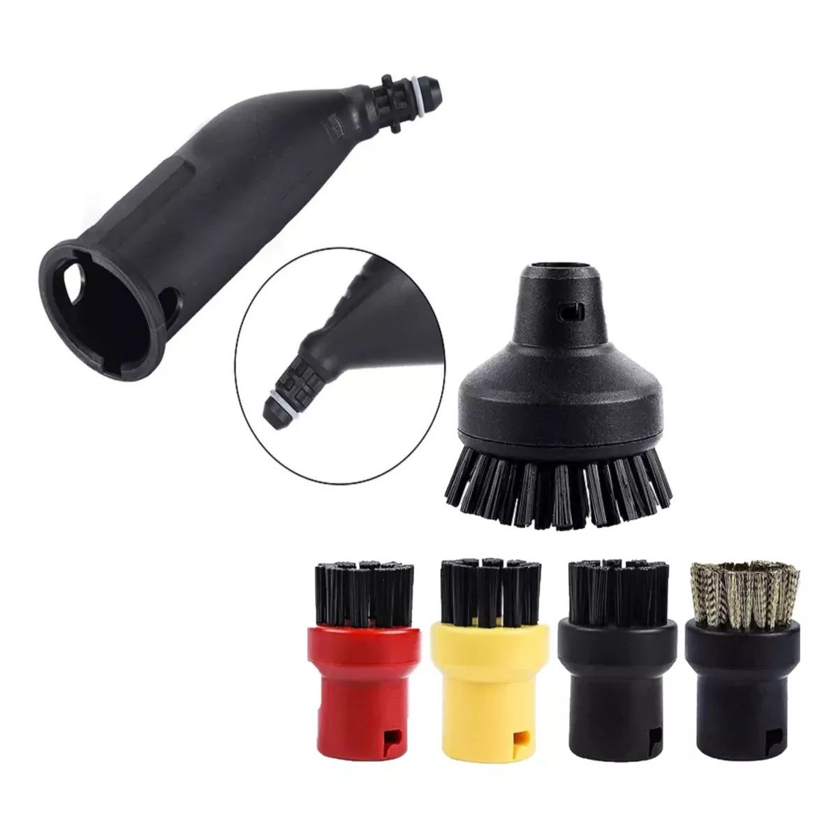 GENERICO - Kit Cepillos Vapor Para Karcher Sc1 A Sc5
