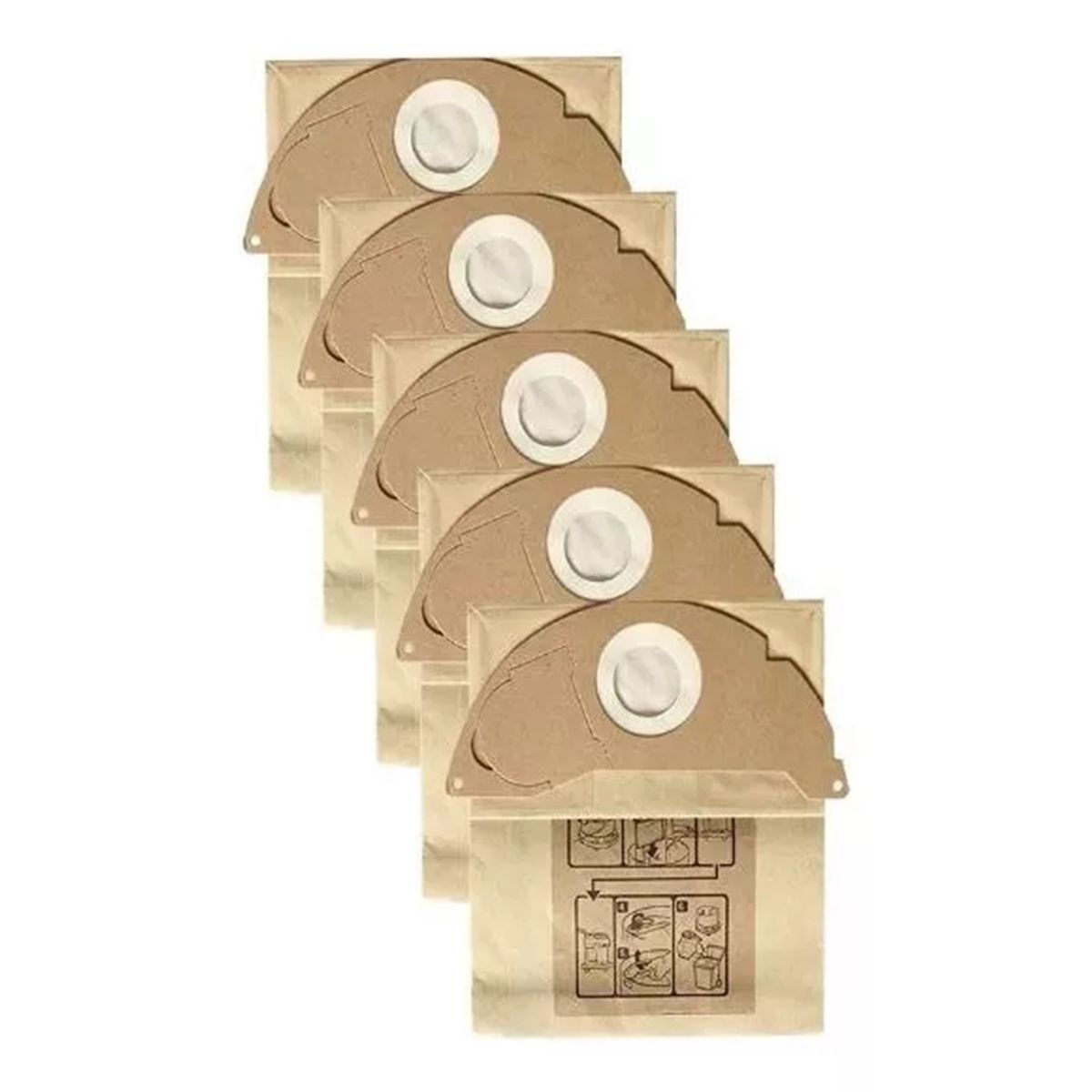 GENERICO - Bolsa De Basura Para Karcher Mod Mv2 Wd2 Wd2250 A2004 A2054