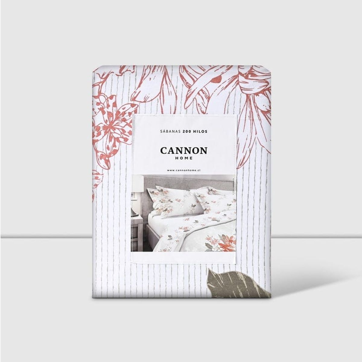 GENERICO - Sabanas Cannon Home 200 Hilos 1.5 Plaza. Diseño Amaranta