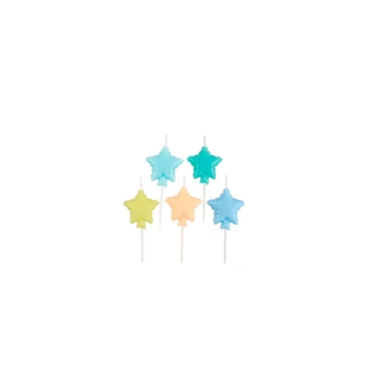 GENERICO - Set De Velas De Estrella 5pcs