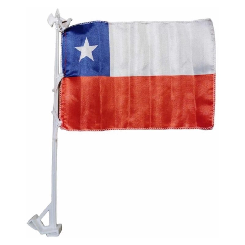GENERICO - Banderas Chilenas 12und Fiestas Patria Autoventana Banderín