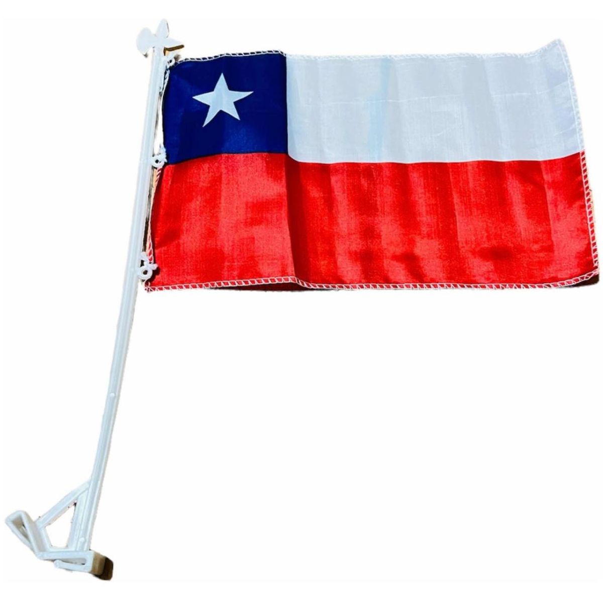 GENERICO - Pack2 Bandera Chile Autoventana Banderín Fiestas Patrias