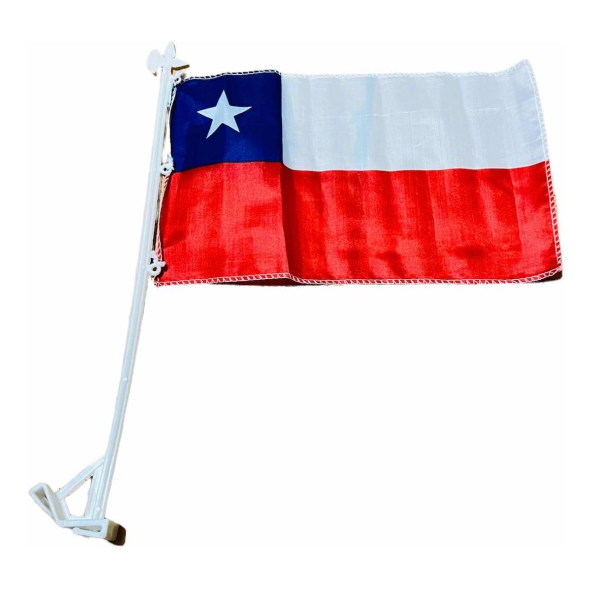 GENERICO - Pack2 Bandera Chile Autoventana Banderín Fiestas Patrias