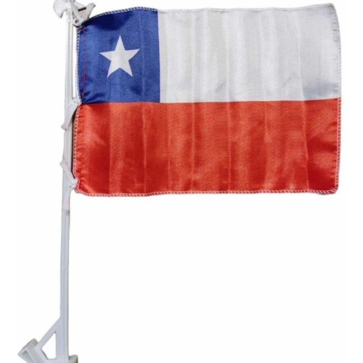 GENERICO - Pack2 Bandera Chile Autoventana Banderín Fiestas Patrias