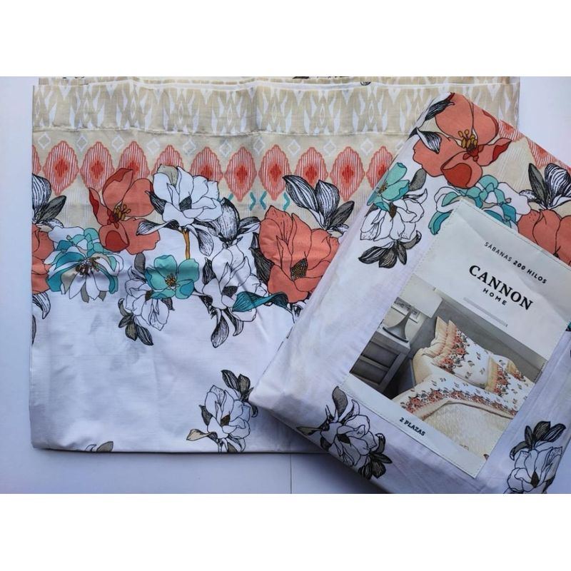 GENERICO - Sabanas Cannon Home 200 Hilos 2 Plaza. Diseño Roset
