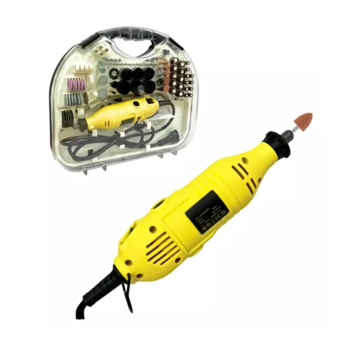 GENERICO - Taladro Tipo Dremel Fresa Torno Kit Accesorios