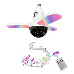 GENERICO - Ampolleta RGB Bluetooth con Parlante Integrado y Control Remoto
