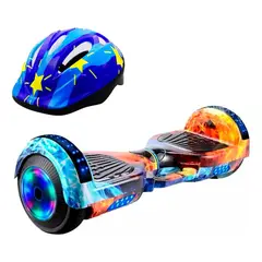 GENERICO - Patineta Eléctrica Hoverboard con Luces y Bluetooth