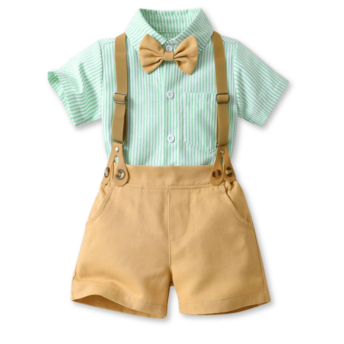 JUMP KIDS - Conjunto de Vestir Hawaiano Manga Corta Niño 1 a 5 Años Rojo Hawaiano