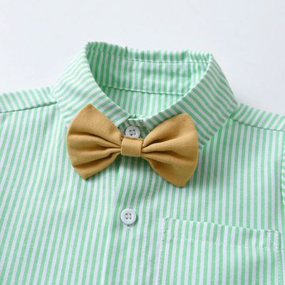 Imagen 2 del producto Conjunto de Vestir Hawaiano Manga Corta Niño 1 a 5 Años Rojo Hawaiano