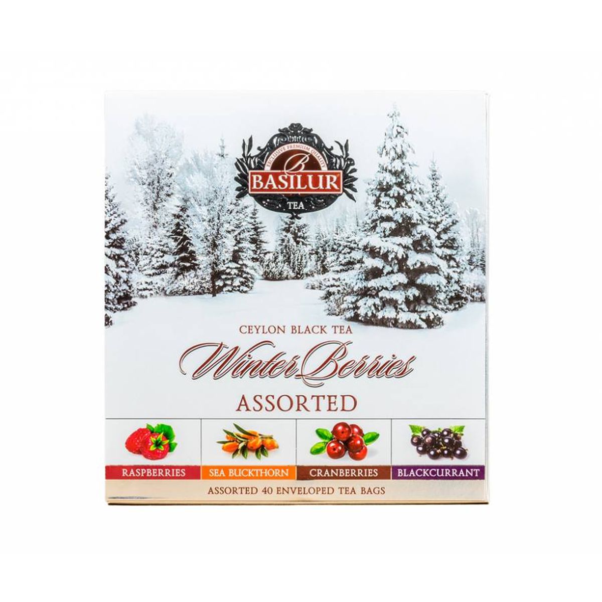 BASILUR - Ceylon Black Tea WINTER BERRIES ASSORTED - Basilur