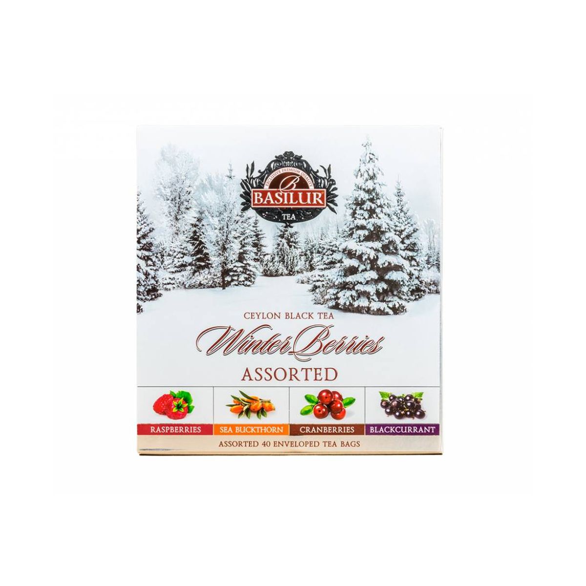 BASILUR - Ceylon Black Tea WINTER BERRIES ASSORTED - Basilur