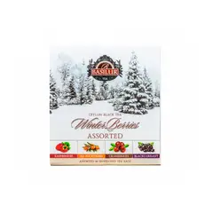 BASILUR - TEA CEYLON BLACK TEA WINTER BERRIES ASSORTED 20S