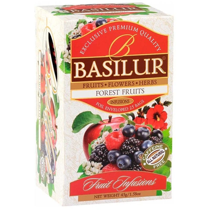 BASILUR - FRUITS FLOWERS HERBS 25S FOREST FRUITS BASILUR