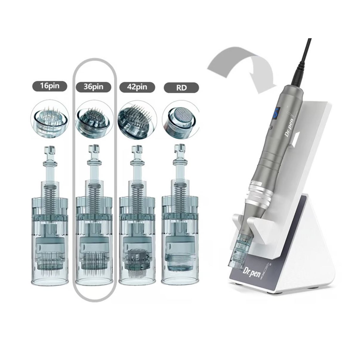 GENERICO - Cartucho Dermapen Dr. Pen M8 36 Pines Pack 10