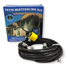 GENERICO - Kit de Nebulización para Patio con 10 Boquillas 10m