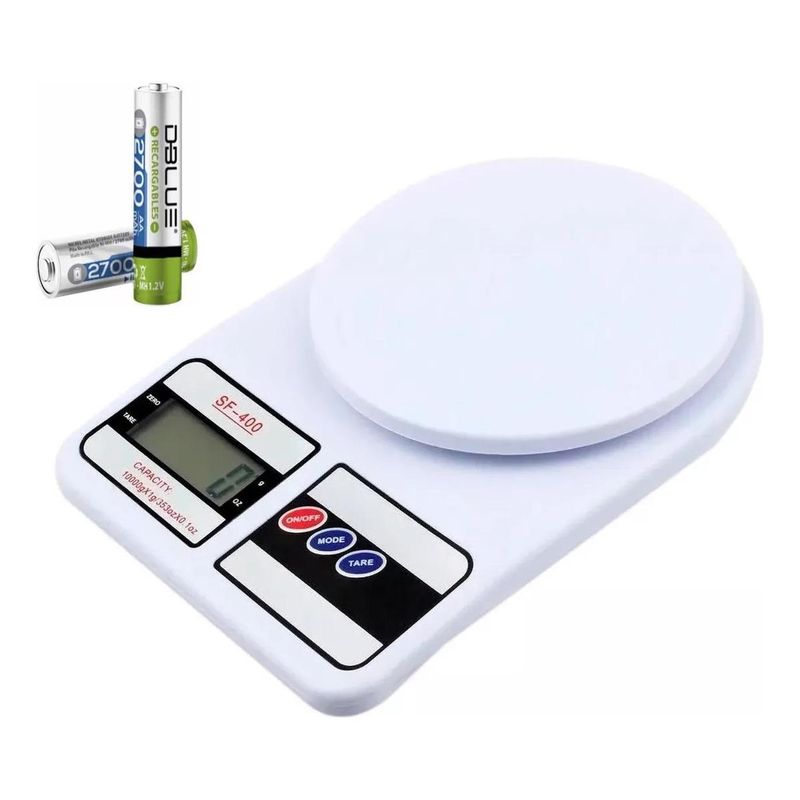 GENERICO - Báscula Digital de Cocina 7kg con Función Tara y Apagado Automático