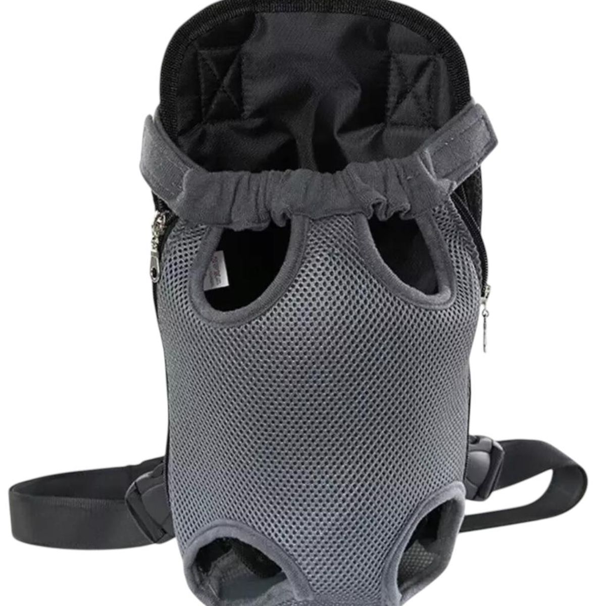 GENERICO - Bolso Transportador Para Mascota Pecho Espalda XL Gris