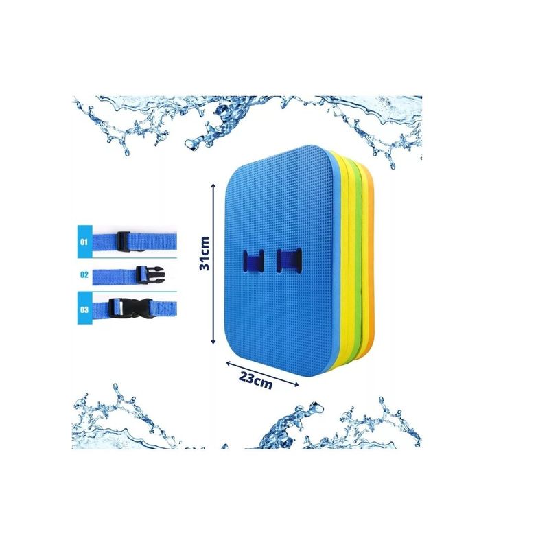 GENERICO - Cinturón De Natación Flotador De Espalda Ajustable Colores