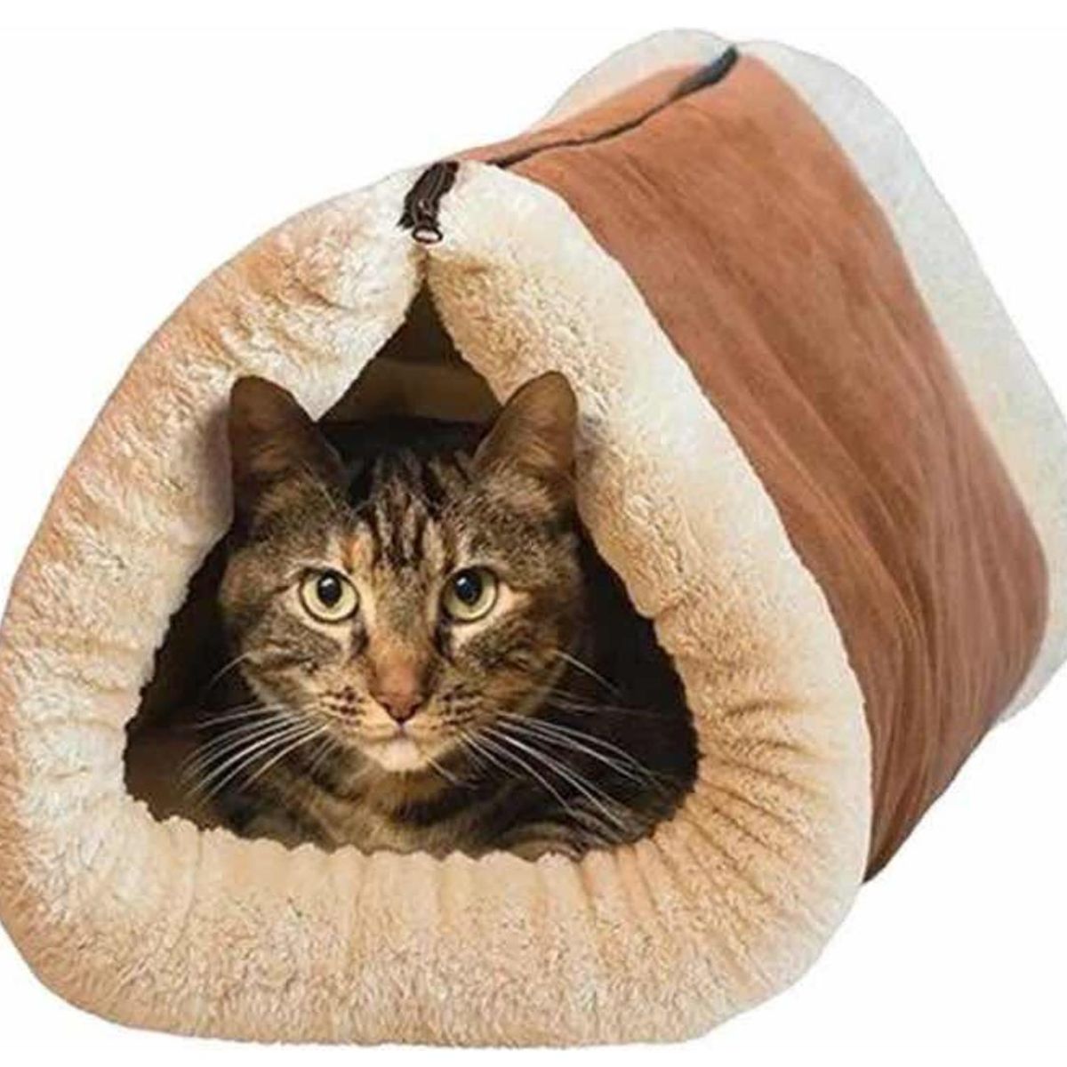 GENERICO - Cama Para Gatos Saco Túnel Cama Lavable 2 En 1 Para Mascotas