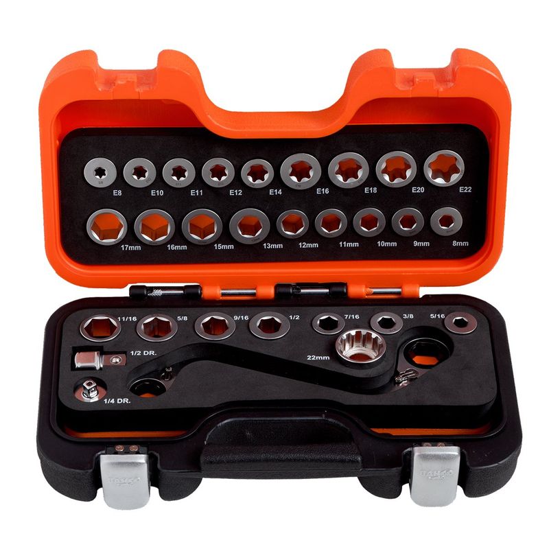 BAHCO - Juego 29 Herramientas Dados Pasantes Llave 1320srm s29 Bahco