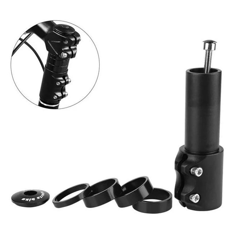 GENERICO - Extensor de Horquilla para Bicicleta de Aluminio 124 mm