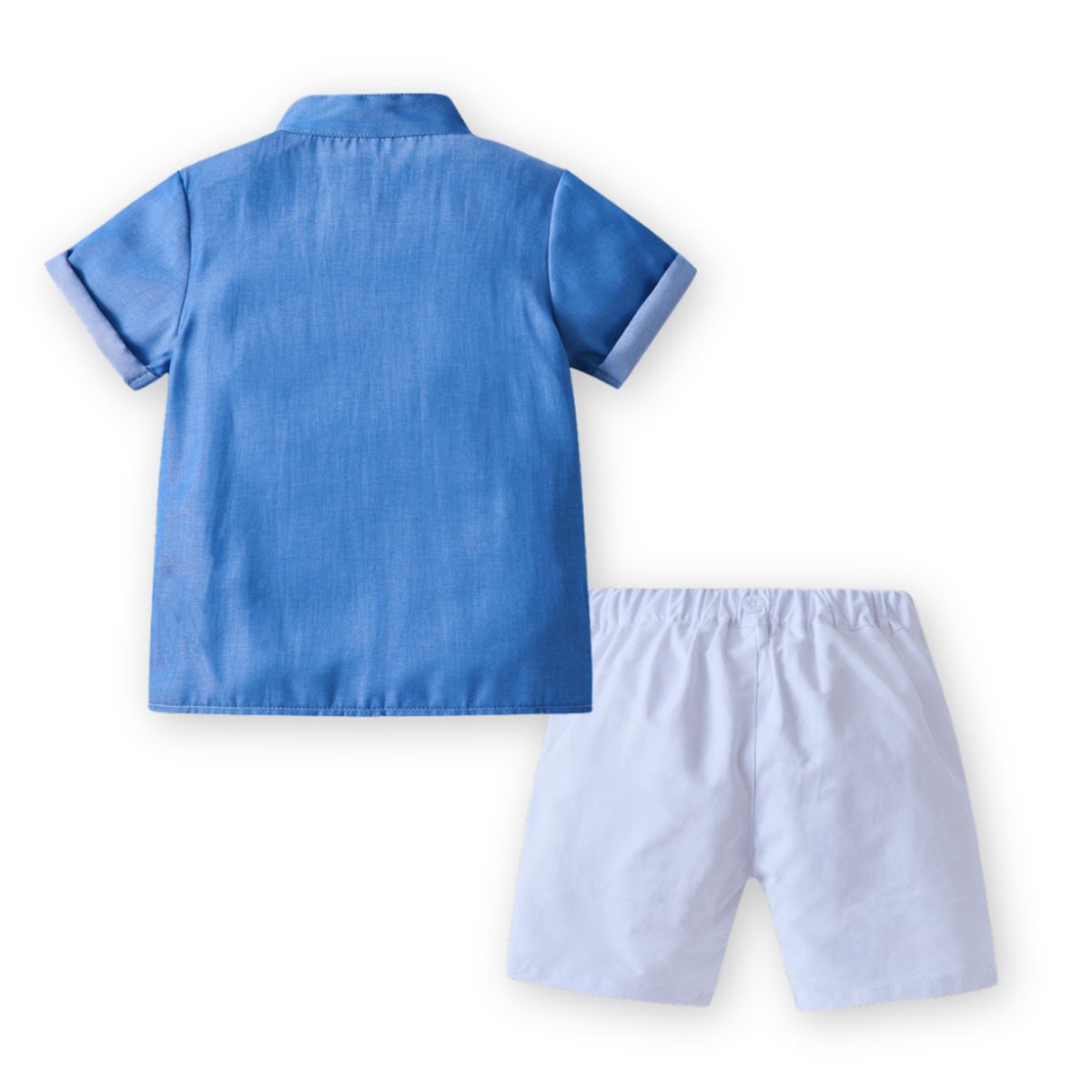 JUMP KIDS - Conjunto de Vestir Niño Camisa y Pantalón 9 mes a 4 años Blue Set
