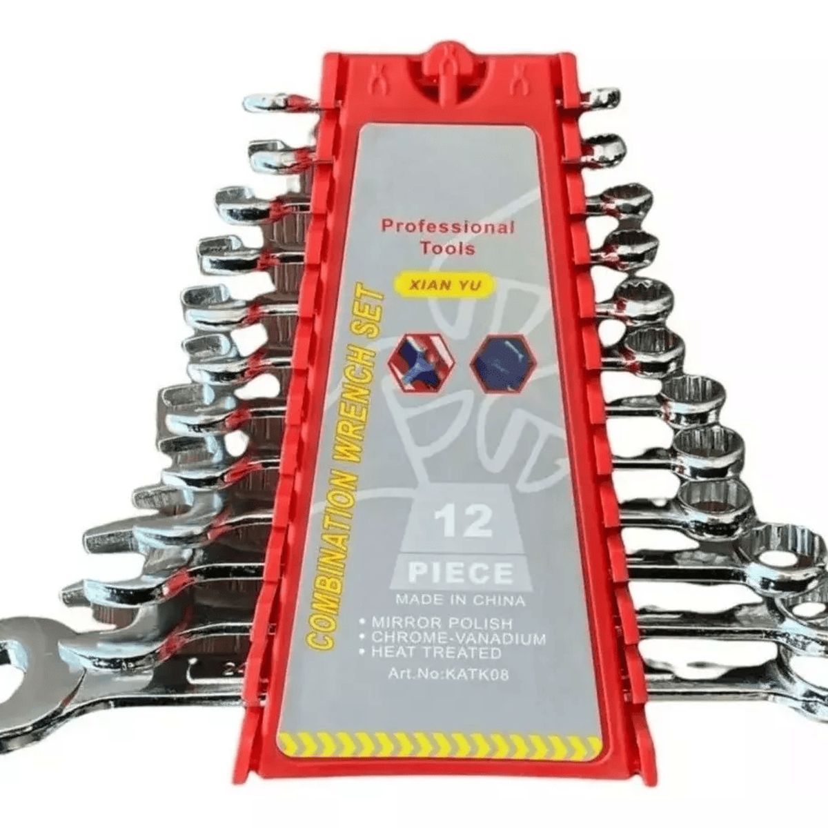 GENERICO - Juego Llave Combinada 12 PIEZAS Punta Corona