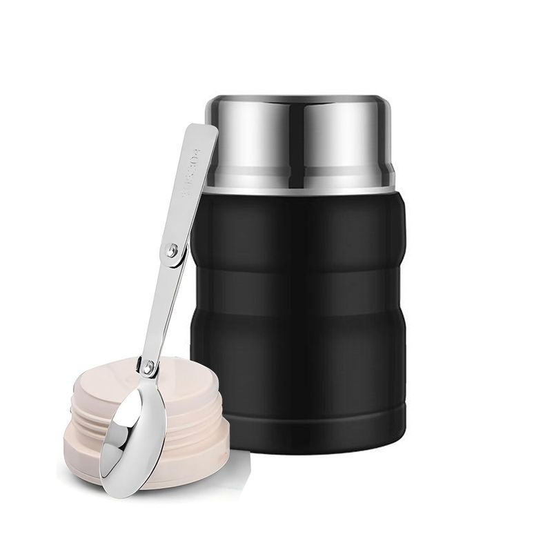 GENERICO - Termo De Comida Liquido Acero Inoxidable 500ml + Cuchara