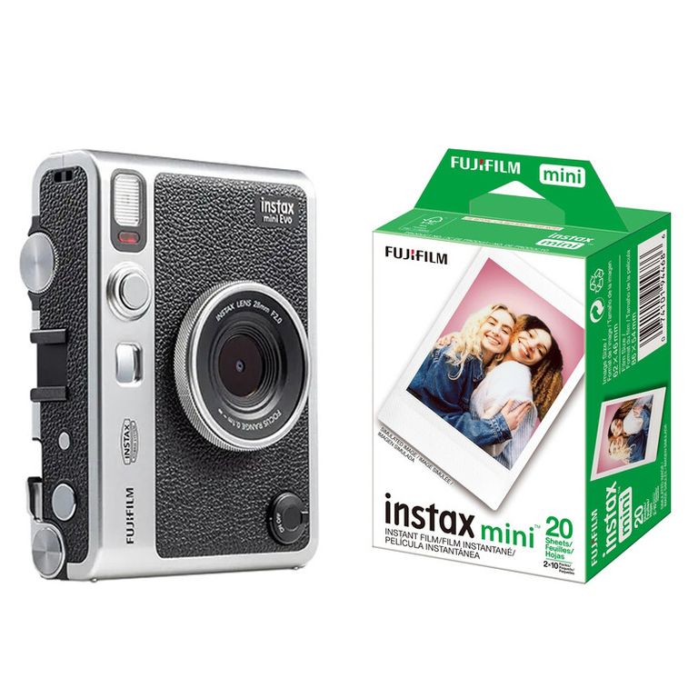 Instax Mini Evo + película instantánea 20 exposiciones