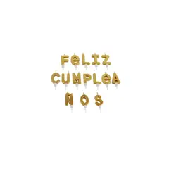 GENERICO - Belina Vela Feliz Cumpleaños Color Dorado 55mm