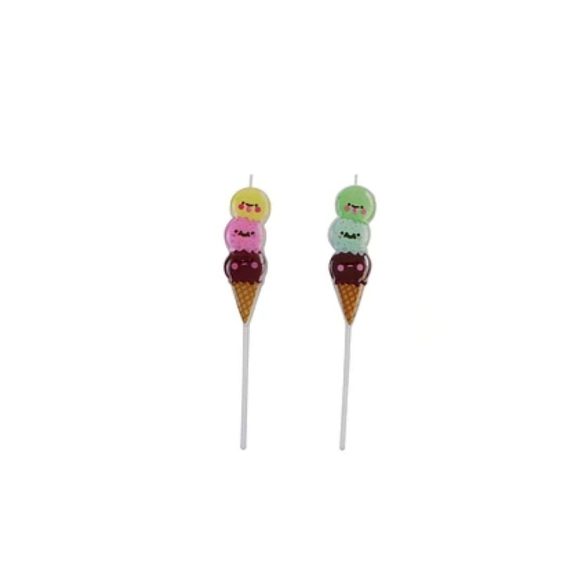 GENERICO - Velas De Helado 4pcs 25mmx15cm