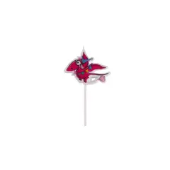GENERICO - Vela Dinosaurio Roja 5x10cm