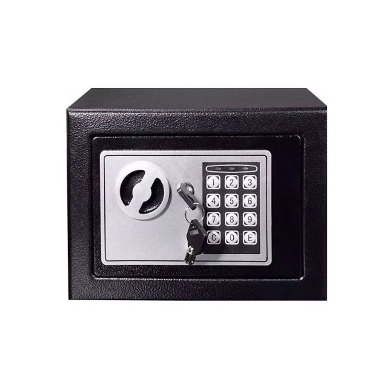 GENERICO - Caja Fuerte Digital Con Llave Negro