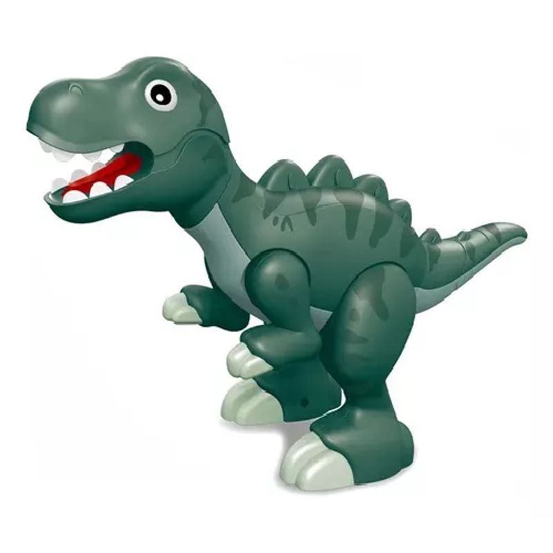 GENERICO - Dinosaurios pequeños de construcción magnéticos  verde