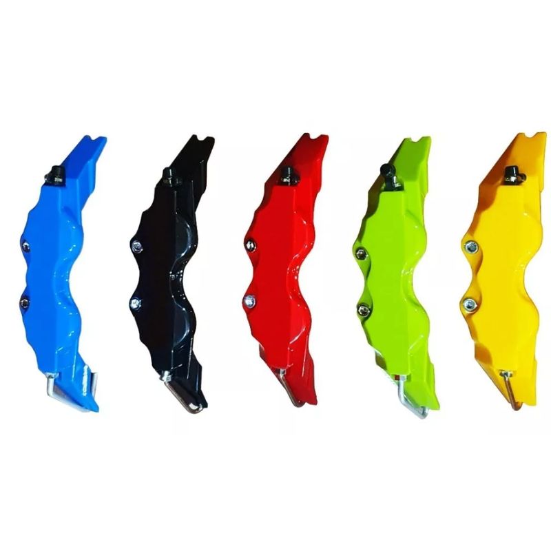 GENERICO - Par Cubre Caliper Auto Tunning Llanta Talla M 24x62x45 Cm