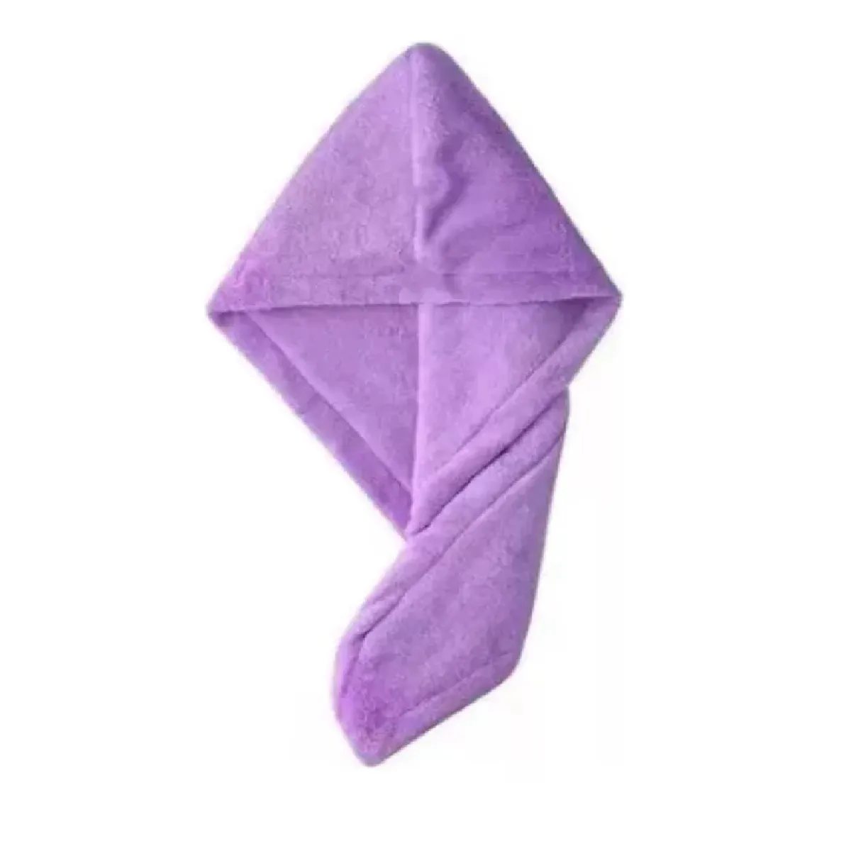 GENERICO - Gorro Turbante De Microfibra Ducha Toalla Para El Cabello Violeta