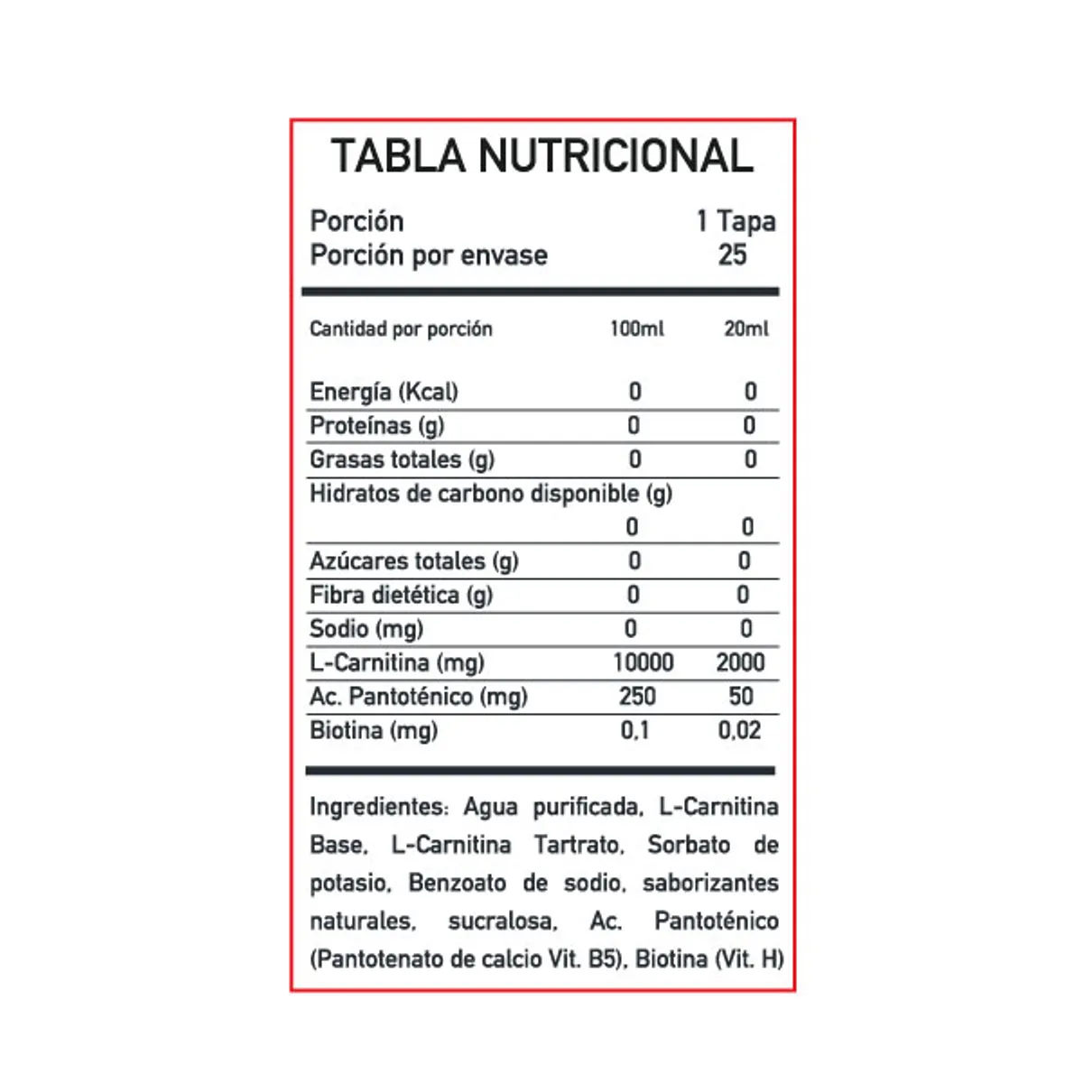 WINKLER NUTRITION - L-Carnitina líquida CarniFit Shot 500 ml WINKLER NUTRITION