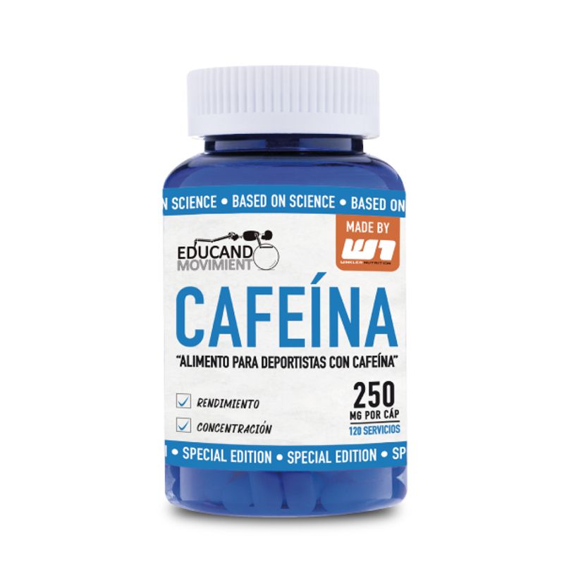 WINKLER NUTRITION - Cafeína EMOV 250mg 120 cápsulas WINKLER NUTRITION
