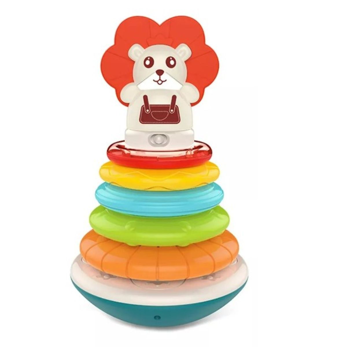 GENERICO - Juguete 5 Anillos Apilables Osito Bebes Niños STACKING RINGS