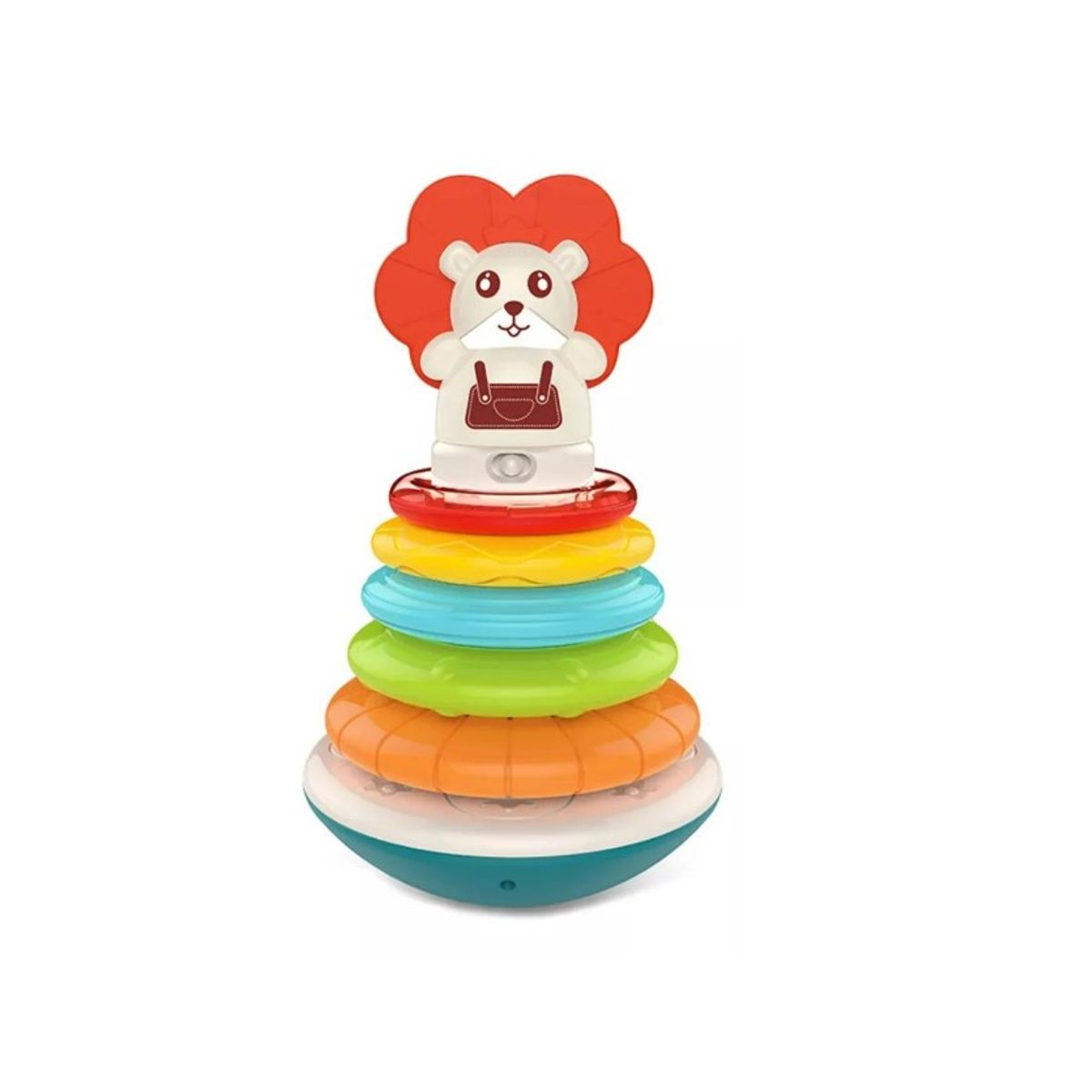 GENERICO - Juguete 5 Anillos Apilables Osito Bebes Niños STACKING RINGS