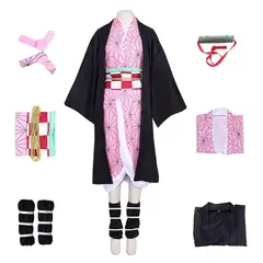 GENERICO - Disfraz Nesuko Kamado cosplay de anime para niña talla 12