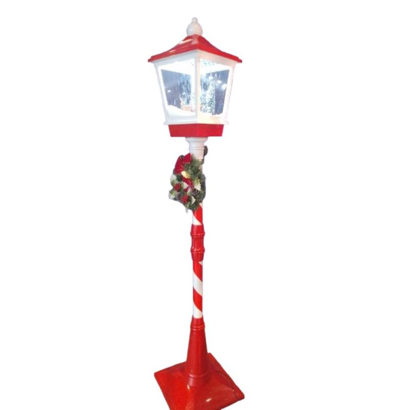 ARTIHOGAR - Faro de Navidad 190 cm Nieve y Música