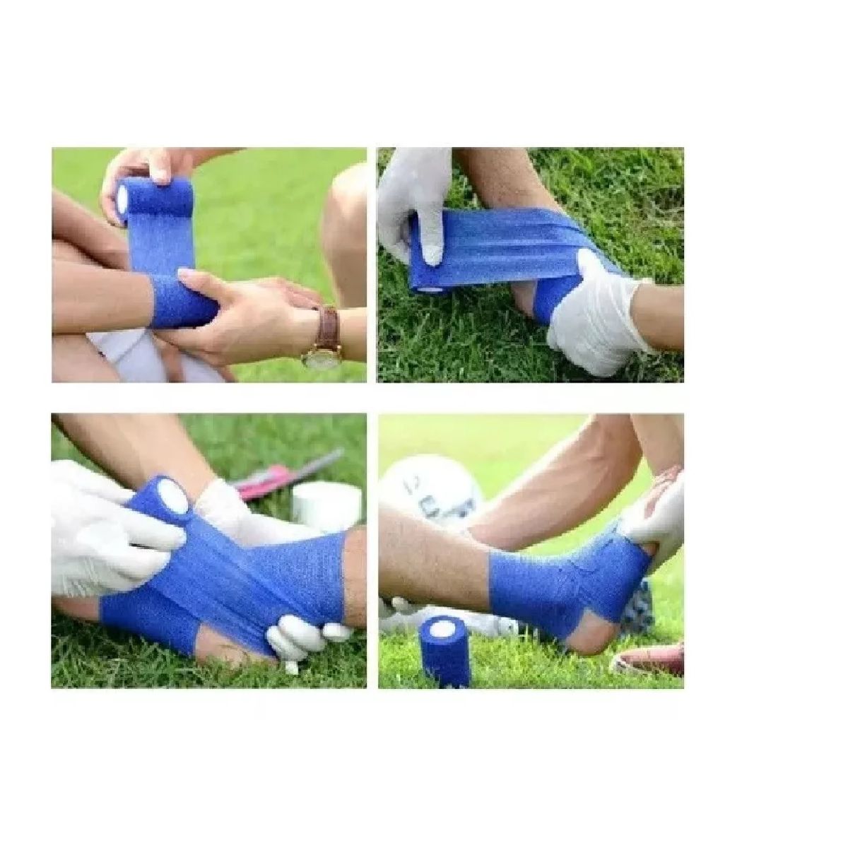 GENERICO - Pack X5 Venda Autoadherible Elástica Coban De 25mm X 450cm