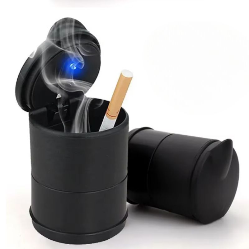 GENERICO - Cenicero Para Auto Con Luz Led Portátil