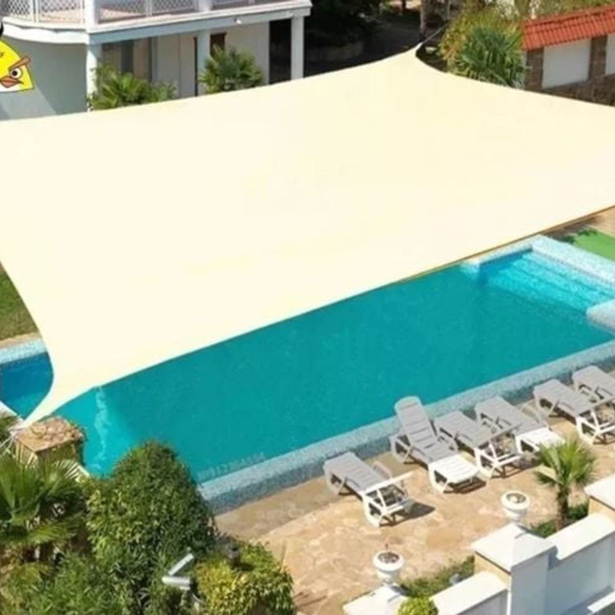 GENERICO - Toldo Vela Malla Rectangular 5x6