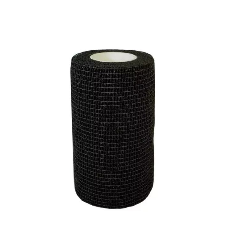 GENERICO - Pack X10 Cinta Para Vendaje Venda Coban Deporte 75mm X450cm Negro