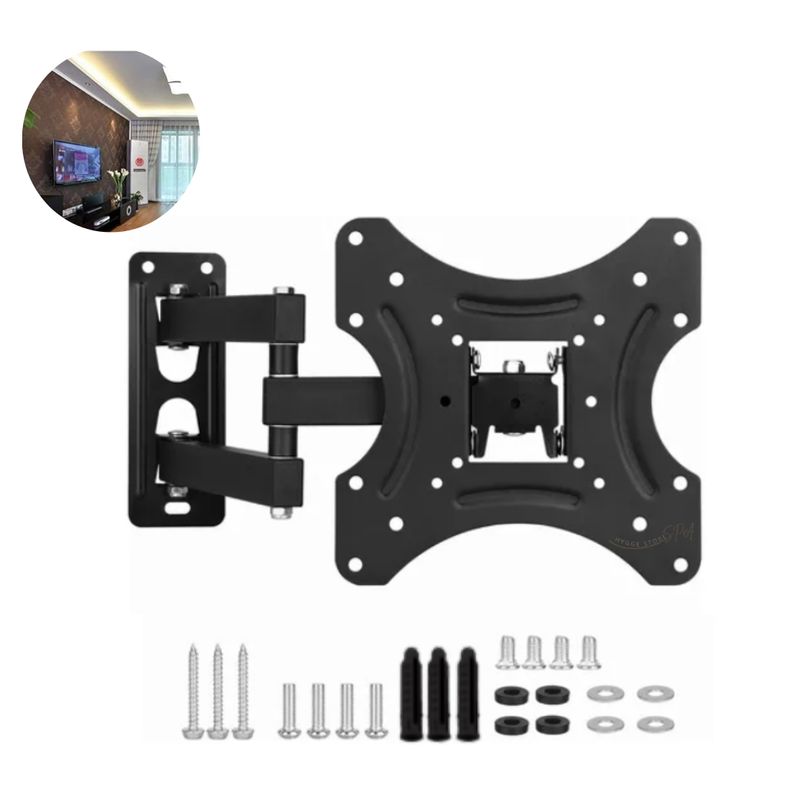 GENERICO - Soporte De Pared Para TV De 14 a 42 Pulgadas Con un Brazo