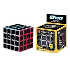 GENERICO - Cubo Rubik Warrior W carbono Qiyi 3x3 fibra carbono