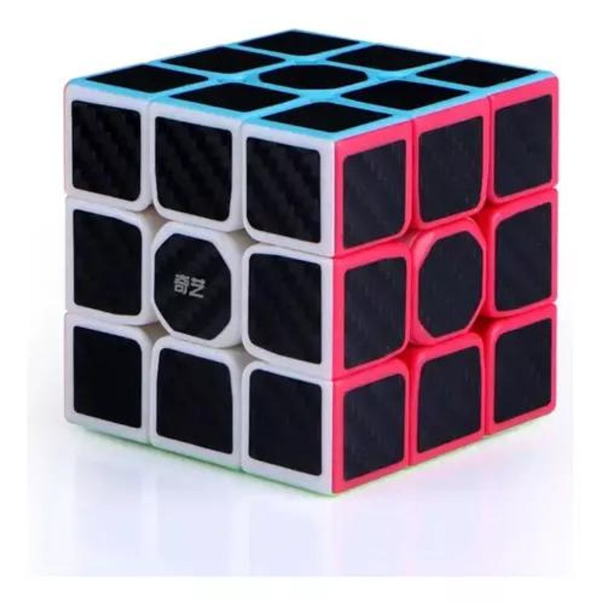 GENERICO - Cubo Rubik Warrior W carbono Qiyi 3x3 fibra carbono